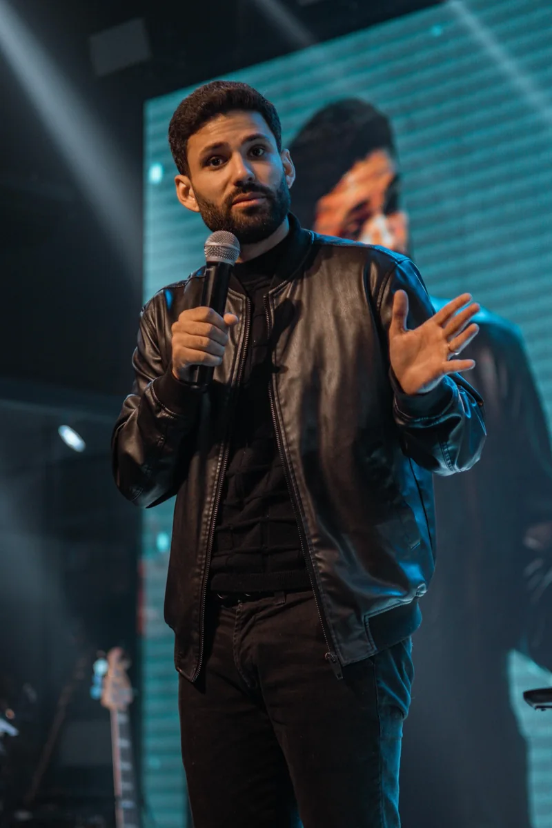 Krawk Alencar no palco